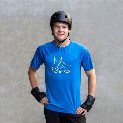 instruktor nauki jazdy na rolkach Filip Kalemba