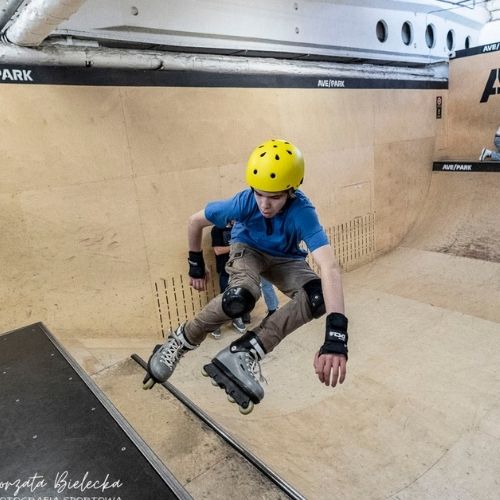 Nauka jazdy na rolkach w Warszawie - Dzieci - skatepark-zaawansowane