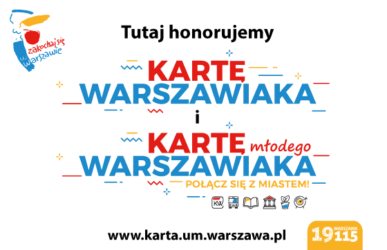 logo Karta Warszawiaka i Karta młodego Warszawiaka